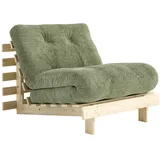 Karup - Roots Schlafsessel 90 cm, Kiefer natur / khaki green (553)