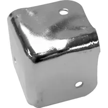 HQ Power Lautsprecherschutzecke, weißes Metall 38 x 38mm x 90°,