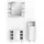 Vicco Fynn 30265 3-tlg. weiß hochglanz