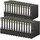 Dinor Wolkenmarmor-Recycling-Ordner DIN A4 50 mm Schwarz 25 St.
