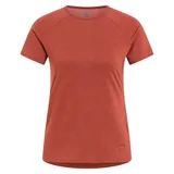 Damen Kurzarm Laufshirt ESSENTIAL 365 spiced apple melange L