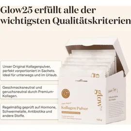 Glow25 Kollagen Pulver Sachets 10 x 15 g