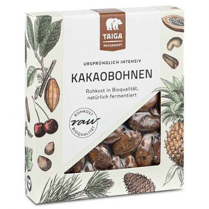 TAIGA Kakaobohnen (fermentiert) bio