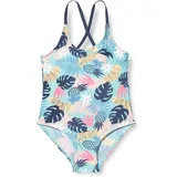 Playshoes Badeanzug Blumen Blau 98/104