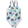 Playshoes Badeanzug Blumen Blau 98/104