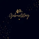 Bookmundo 40. Geburtstag- Gästebuch Blanko