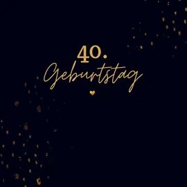 Bookmundo 40. Geburtstag- Gästebuch Blanko