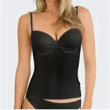 NINA VON C. BH-Hemd »BH Hemd mit gemoldeter Büste Secret schwarz