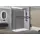 Bernstein Eckdusche Bernstein DX906 flex Schiebetür Soft-Close 8mm Nano Echtglas Chrom 110x90cm
