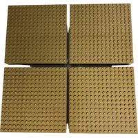 LEGO LEGO® 16x16 Platten Bauplatten Dunkelbeige Beidseitig bebaubar -