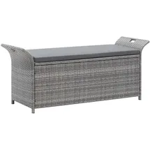 vidaXL Sitzbank 138 x 0 x 0 cm Grau