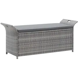 vidaXL Sitzbank 138 x 0 x 0 cm Grau