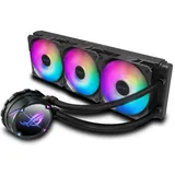 Asus ROG STRIX LC II 360 ARGB All-in-One Flüssig-CPU-Wasserkühlung (Aura Sync, drei adressierbare ROG 120mm RGB-Lüfter),