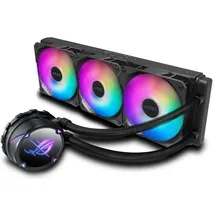 Asus ROG STRIX LC II 360 ARGB All-in-One Flüssig-CPU-Wasserkühlung (Aura Sync, drei adressierbare ROG 120mm RGB-Lüfter),