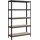 Songmics Schwerlastregal Stahl 60 x 120 x 200 cm schwarz