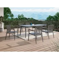 MWH Das Original Ropero Gartenmöbel-Set 7tlg. Iron Grey