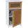 Mendler HWC-A85 Badezimmerkommode 71 x 40 x 31 cm Braun/Weiß