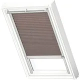 VELUX Standard-Plissee FSL M06 1276K Mokka gepunktet, alu Schiene: Premium