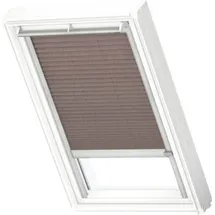 VELUX Standard-Plissee FSL M06 1276K Mokka gepunktet, alu Schiene: Premium