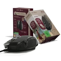 LEXIP REVO 3D Maus Schwarz