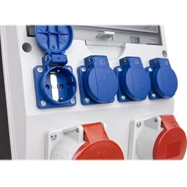 Doktorvolt Stromverteiler pTD-S/FI 32A 16A 4x230V SIEMENS und MENNEKES Doktorvolt DV-4845-D