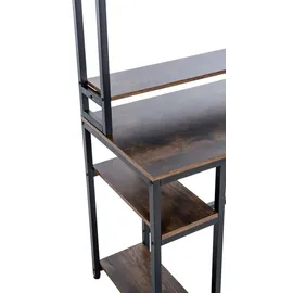 CLP Schreibtisch Billings Schwarz / Braun