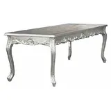 Casa Padrino Barock 88 x 84 x 160 cm silber