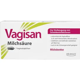 Dr. Wolff Vagisan Milchsäure Vaginalzäpfchen 7 St.