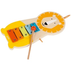 goki Spielzeug-Musikinstrument klangvolles Xylophon Löwe von Goki