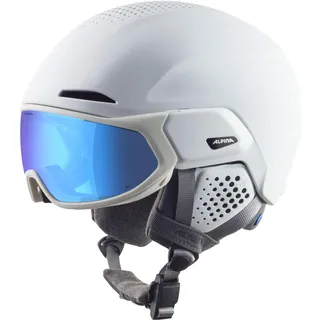 Alpina Alto Q-Lite 51-55 cm white matt/blue
