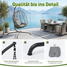 Sekey Hängesessel Grau