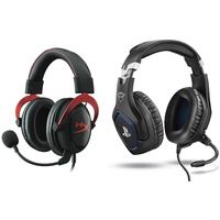 HyperX Cloud II – Gaming Kopfhörer rot & Trust Gaming Headset GXT 488 Forze - Offiziell Lizenziert für Playstation - PS4 und PS5 Headset mit Klappbarem Mikrofon und Einstellbarem Kopfbügel