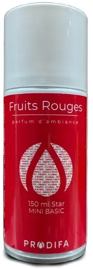 Prodifa Fruites Rouges Nachfüller 150 ml Duftspray Lufterfrischer für Mini Basic Duftspender