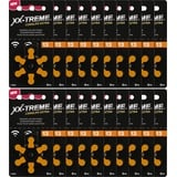 XX-Treme Longlife Extra Hörgerätebatterien Typ 13-120 Stück Hörgeräte Batterien konzipiert für höchste Leistung - Pack mit 20 Blistern à 6 Hörgerätebatterien – PR48 Farbcode orange 1,45 Volt