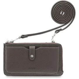 Picard Umhängetasche Loire 1 Phone Bag Cafe dunkelbraun | Dunkelbraun