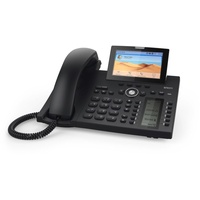 snom D385N VoIP Telefon schwarz