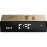 Lexon LR152D Digitalwecker Flip Premium Wecker Goldfarben