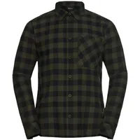 Jack Wolfskin Flanellhemd kariert Obsidian Moss M