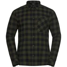 Jack Wolfskin Flanellhemd kariert Obsidian Moss M