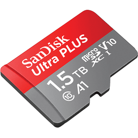 SanDisk Ultra PLUS microSDHC UHS-I mit Adapter, Micro-SDXC Speicherkarte, 1,5 TB, 160 MB/s