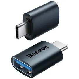 Baseus Ingenuity USB-C to USB-A adapter OTG (blue)