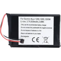 AccuCell Akku passend für Garmin Nuvi 1200, 361-00035-01
