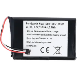 AccuCell Akku passend für Garmin Nuvi 1200, 361-00035-01