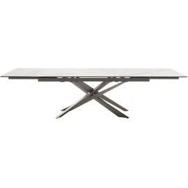 MCA Furniture Tesero 200 x 76 x 95 cm creme marmoriert