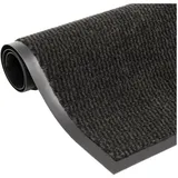 vidaXL Schmutzfangmatte 90 x 150 cm Schwarz