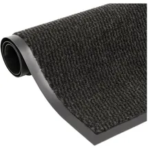 vidaXL Schmutzfangmatte 90 x 150 cm Schwarz