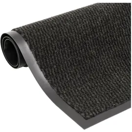 vidaXL Schmutzfangmatte 90 x 150 cm Schwarz
