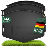 Xcelenze - 5 Meter Flexible Rasenkante Kunststoff Mähkante Beetbegrenzung zum einschlagen | UV & witterungsbeständig | Beeteinfassung Kunststoff Rasenkantenband – einfaches Verlegen
