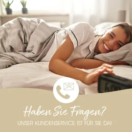 Künsemüller Cashmere Bettdecke normal 135 x 200 cm Edles Himalaya-Kaschmir - Weiß