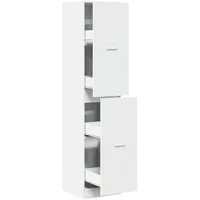 vidaXL Apothekerschrank Weiß 40 x 41 x 174,5 cm Weiß